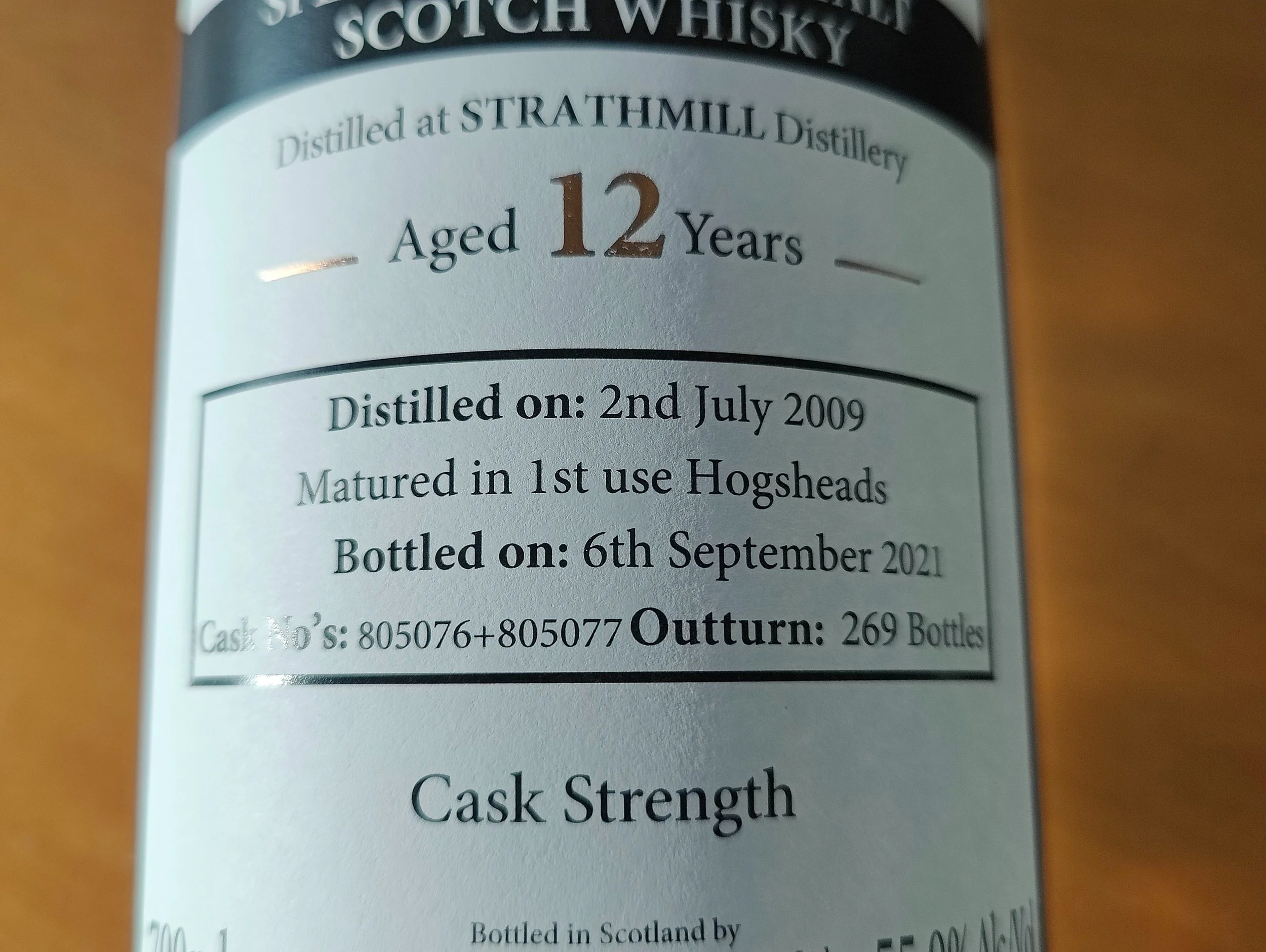 Signatory Vintage Strathmill 12yo — Dramface